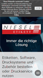 Mobile Screenshot of niesel.de